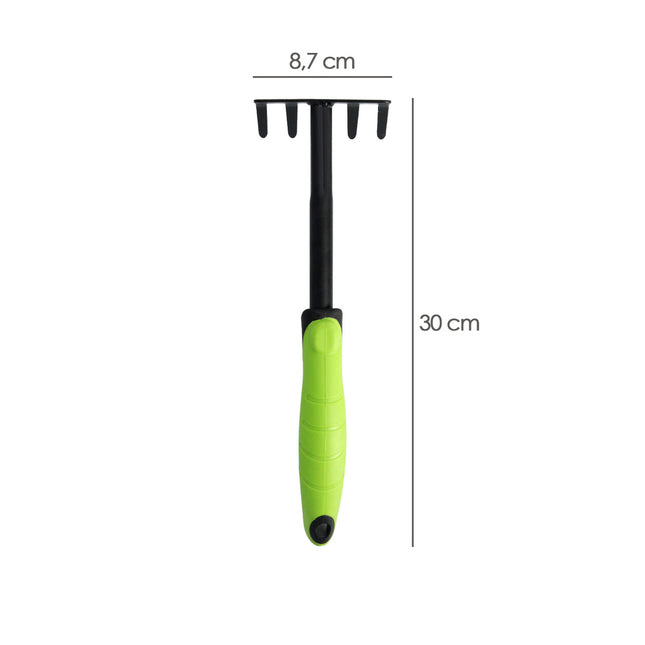 Rastrillo jardín 1 mano mango TPR