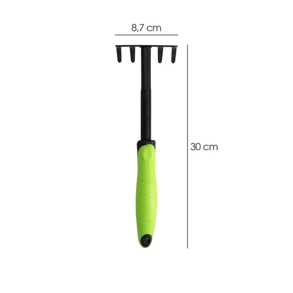 Garden rake 1 hand TPR handle
