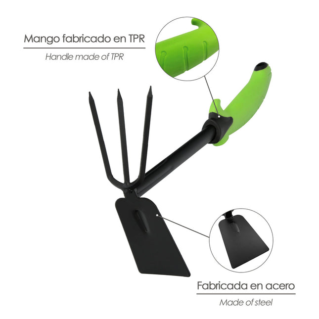 Azada/rastrillo jardín mango TPR