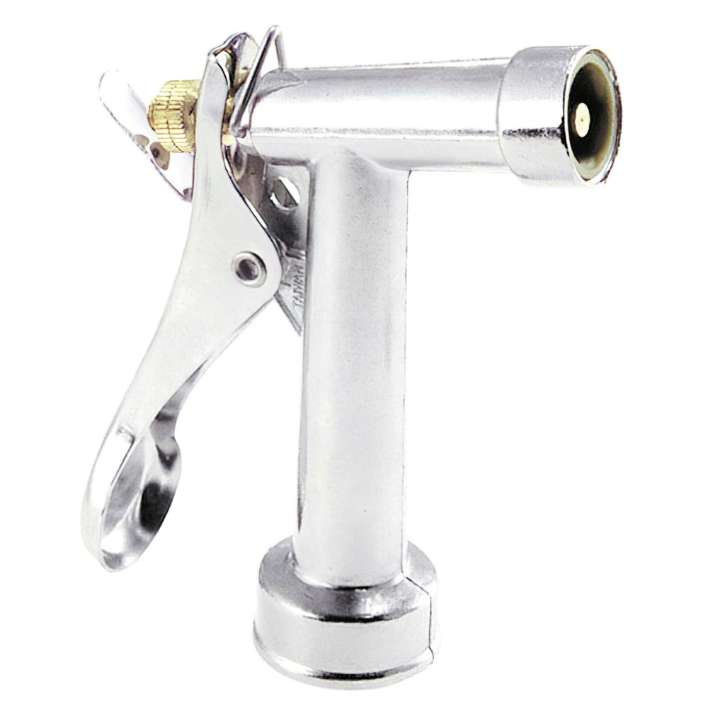 Chrome-plated metal hose spray gun