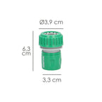 Conector manguera plástico 3/4       blíster
