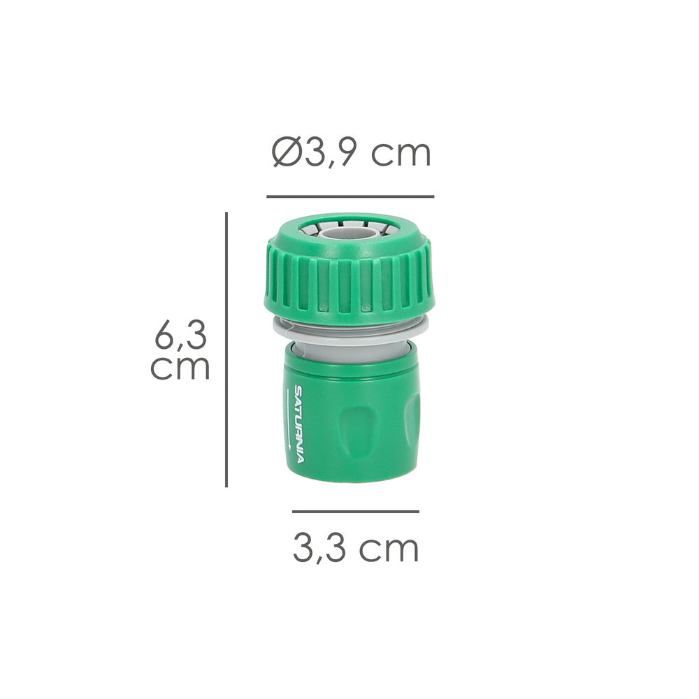 Plastic hose connector 3/4 blister