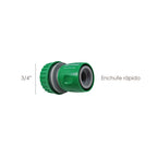 Conector de mangueira de plástico de 3/4" (a granel)