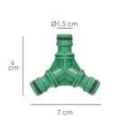Conector unión manguera plástico saturnia