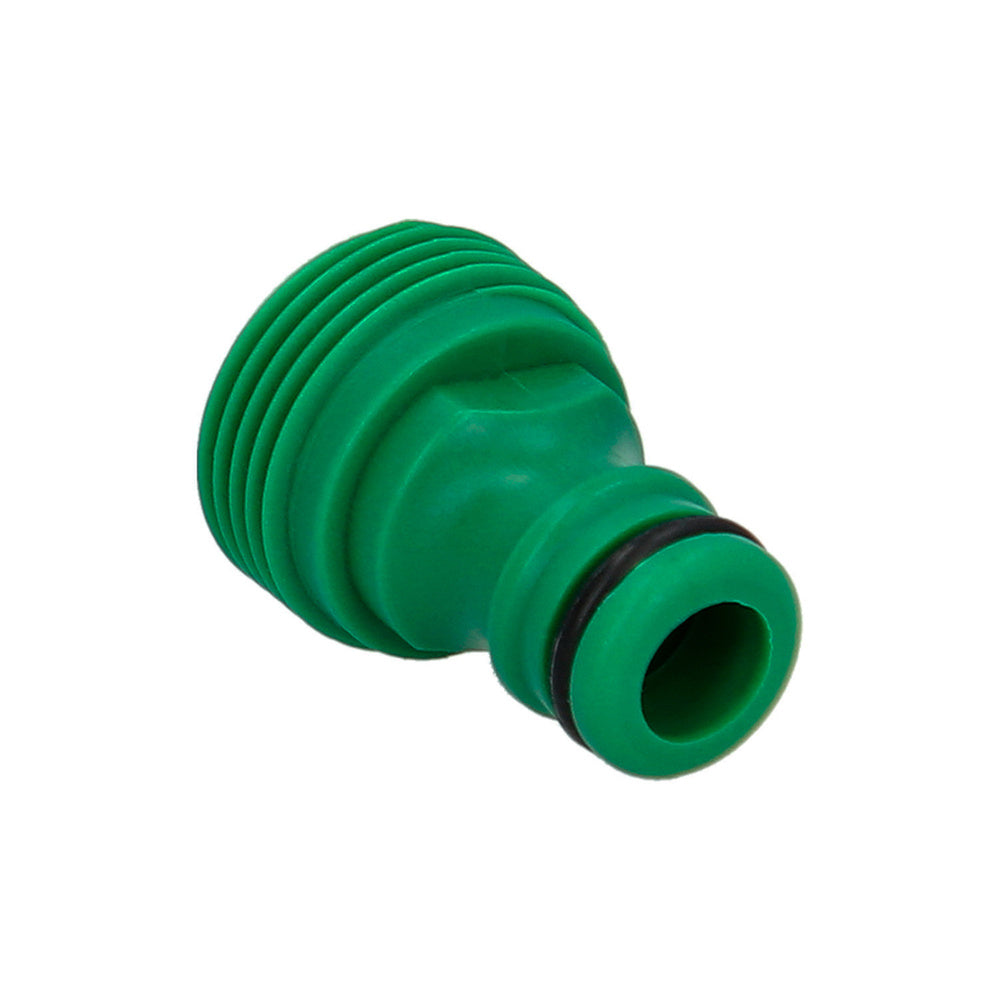 Hose adapter, plastic, 3/4 male, blister pack