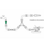 Adaptador de mangueira de plástico macho de 3/4" (a granel)