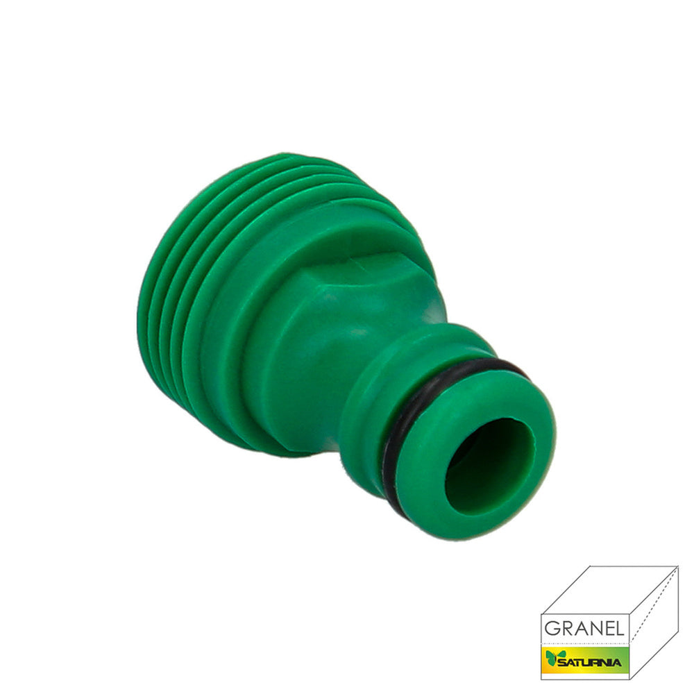 Plastic hose adapter 3/4 male bulk