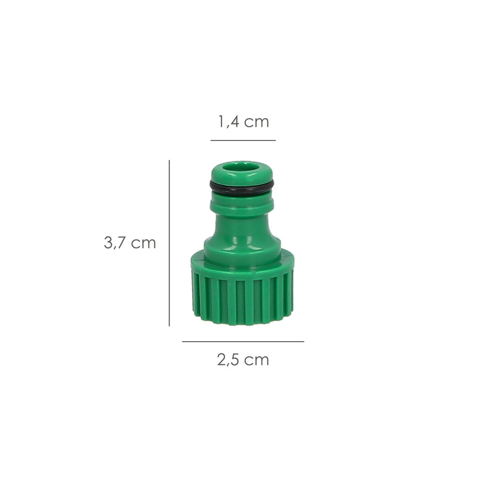 1/2" female plastic hose adapter blister