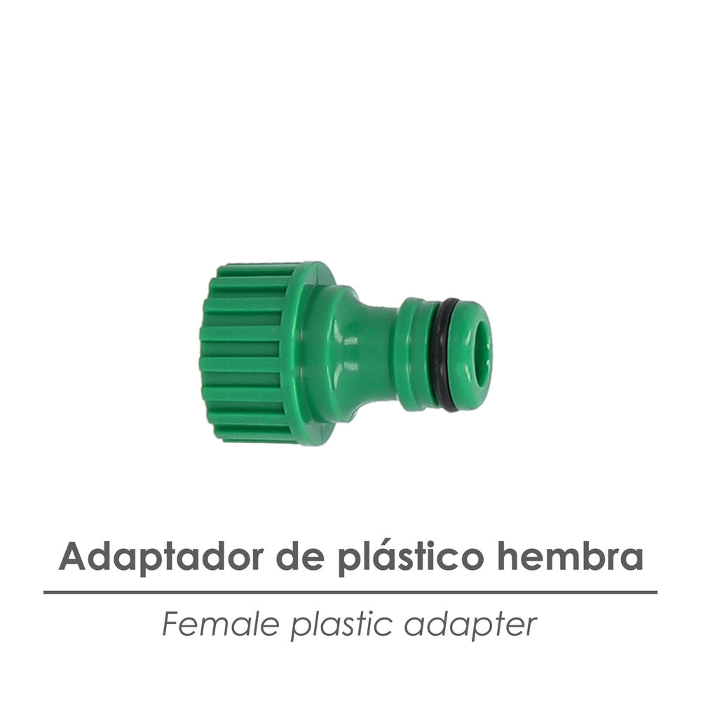 Plastic hose adapter 1/2 female bulk