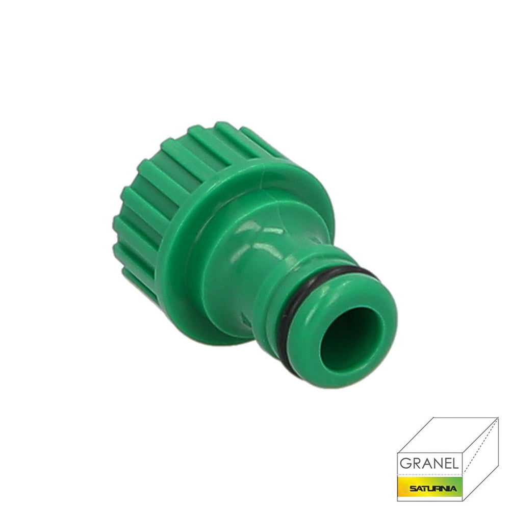 Adaptador de mangueira de plástico fêmea de 1/2" (a granel)