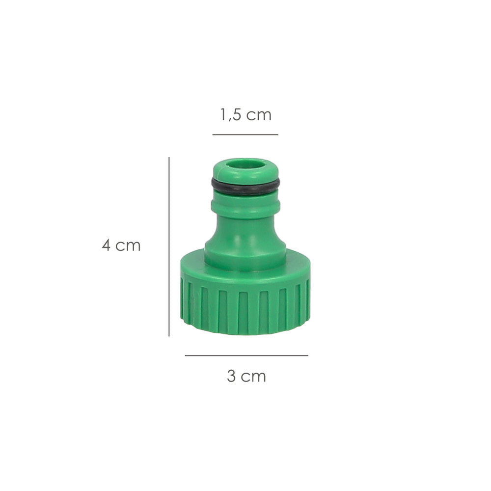 Plastic hose adapter 3/4 female blister