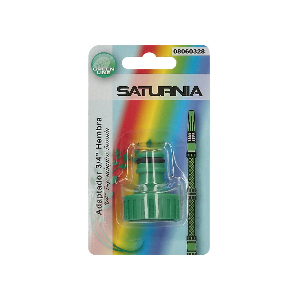 Plastic hose adapter 3/4 female blister