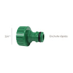 Adaptador de mangueira de plástico fêmea de 3/4" (a granel)