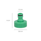 Adaptador de mangueira de plástico de 1" fêmea em blister.
