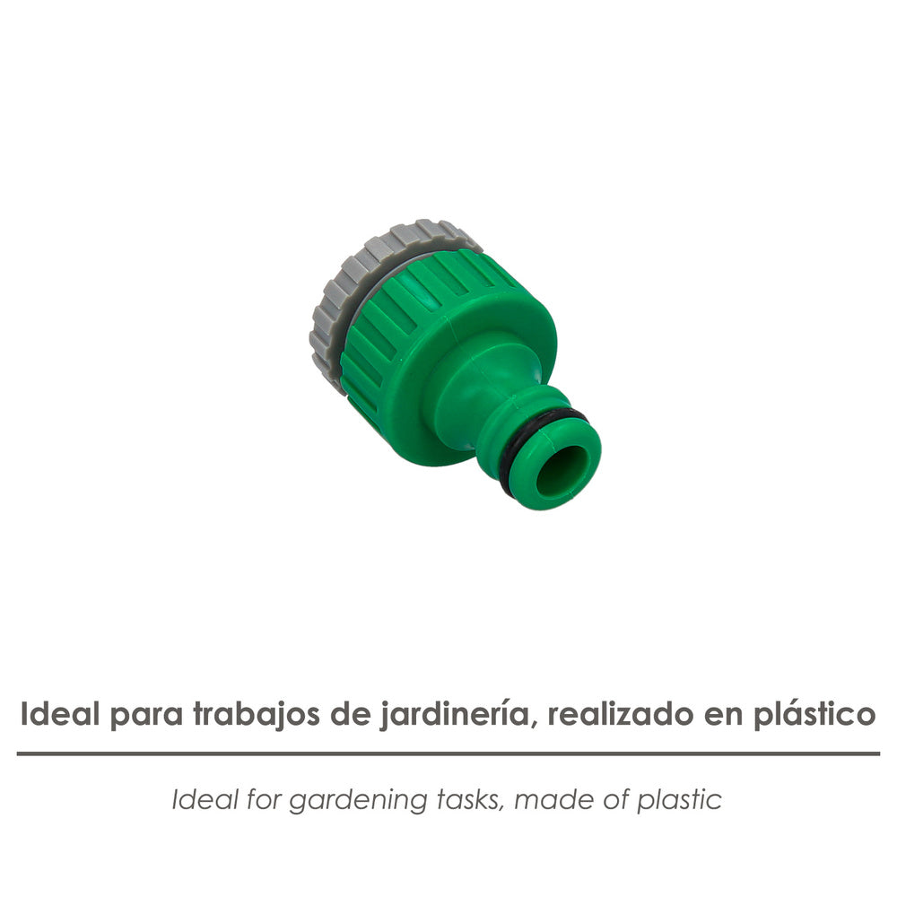 Plastic hose adapter 3/4 - 1/2" female bulk