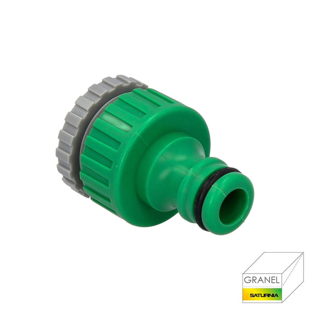 Plastic hose adapter 3/4 - 1/2" female bulk
