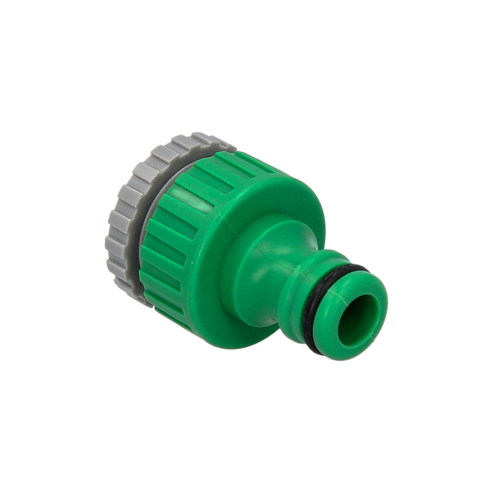 Hose adapter plastic 3/4-1/2" female blister