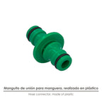 Manguito unión manguera plástico (blíster)