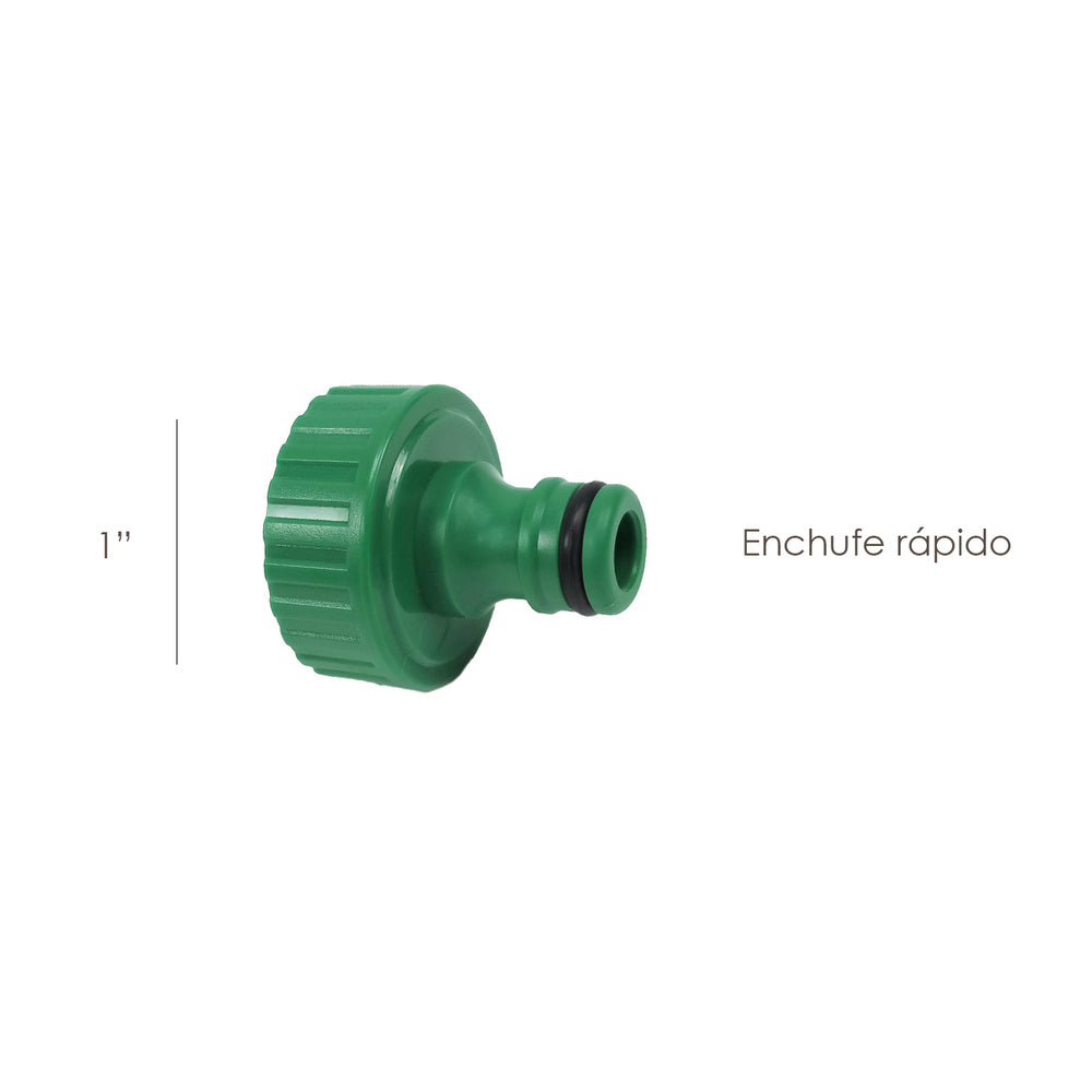 Plastic hose adapter 1" female bulk
