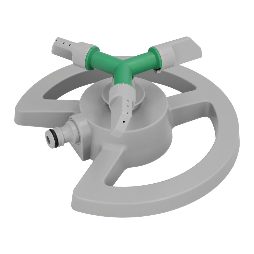 3-arm rotating plastic sprinkler.