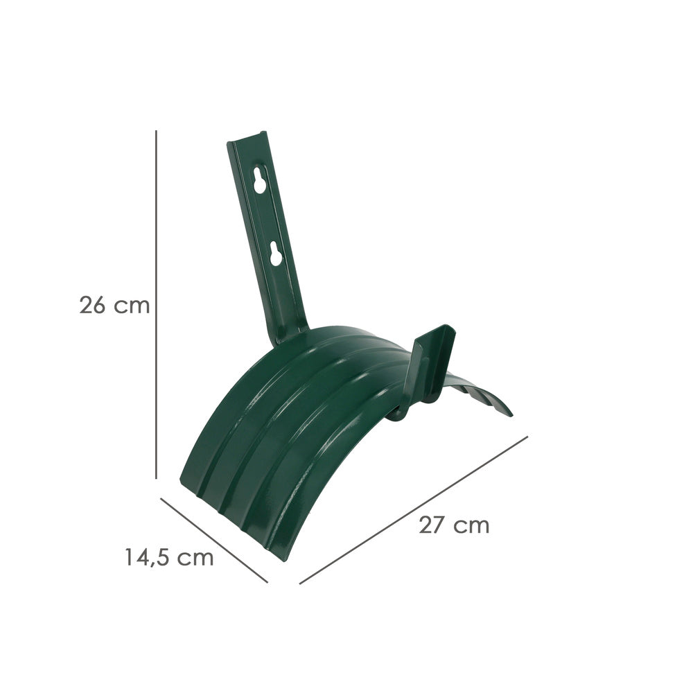 Wall-mounted metal hose holder 35.5