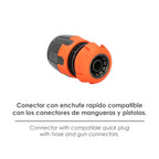 Conector manguera soft-touch 1/2