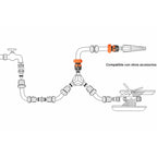 Conector manguera soft-touch 3/4