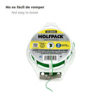 Alambre atadura plastificada verde (dispensador 50 m.)