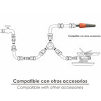 Lanzarriegos graduable soft-touch
