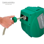 Enrolador automático de mangueira para jardim. Enrolador de mangueira automático, suporte de mangueira de jardim, mangueira de 20 metros
