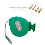 Enrolador automático de mangueira para jardim. Enrolador de mangueira automático, suporte de mangueira de jardim, mangueira de 20 metros