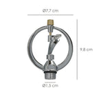 Aspersor  aluminio rotativo