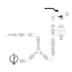 Aspersor  aluminio rotativo