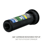 Aspersor rotatorio pop up 360º