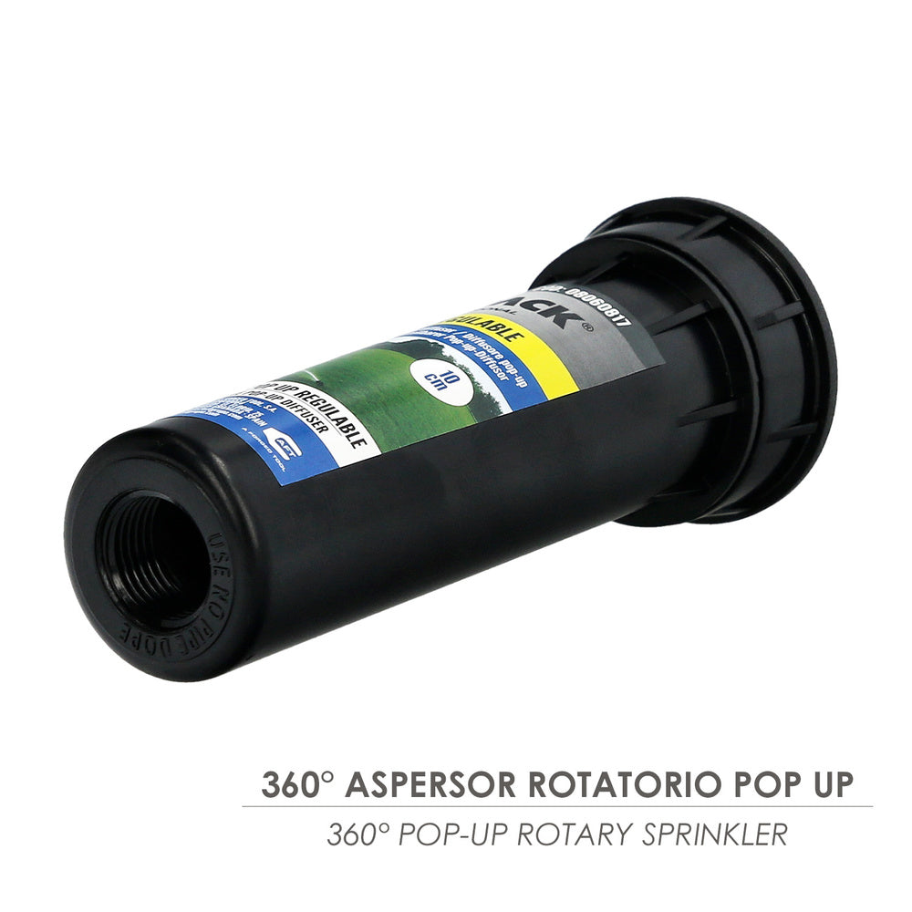 Aspersor rotatorio pop up 360º