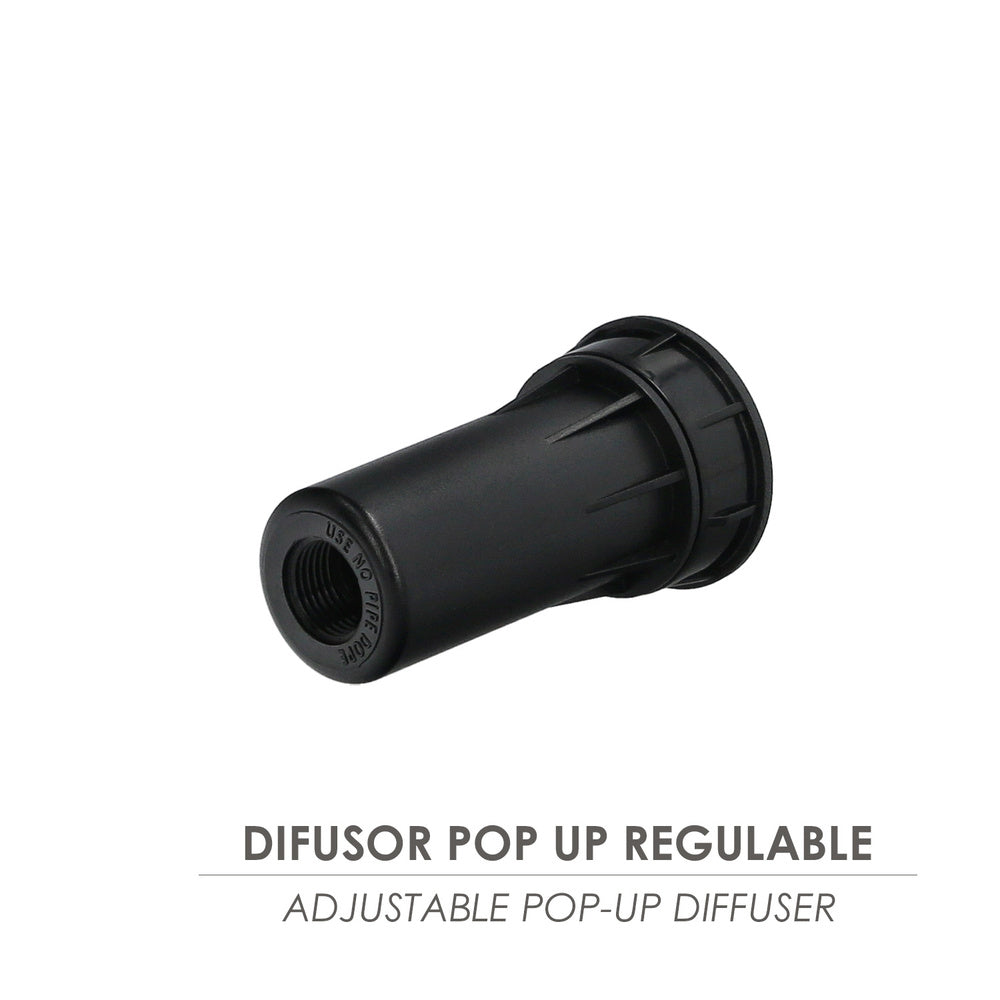 Difusor pup up regulable 5 cm.