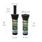 Difusor pop up regulable 10 cm.
