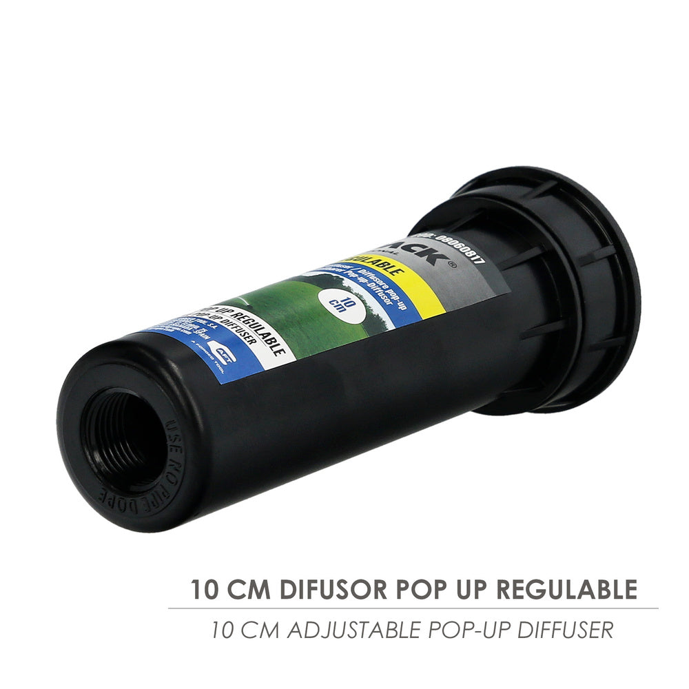 Difusor pop up regulable 10 cm.