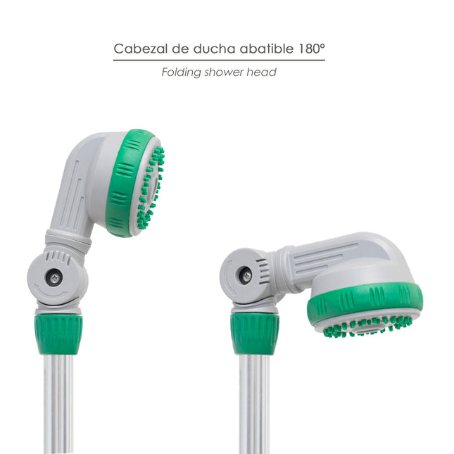 Ducha jardín portatil con tripode