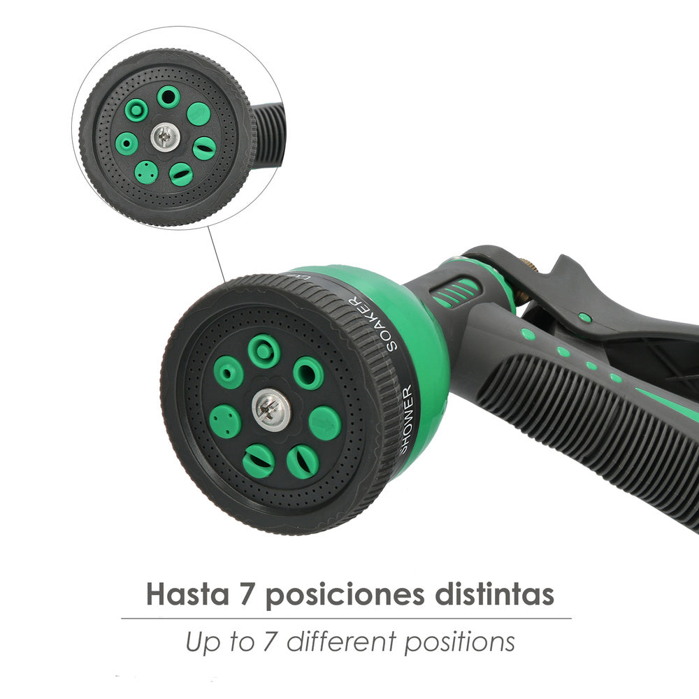 Metal plus 7-pattern hose spray gun