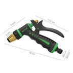 Pistola riego manguera metal plus regulable