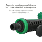 Pistola riego manguera metal plus regulable