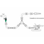 Adaptador de mangueira de plástico para torneira (embalagem blister)