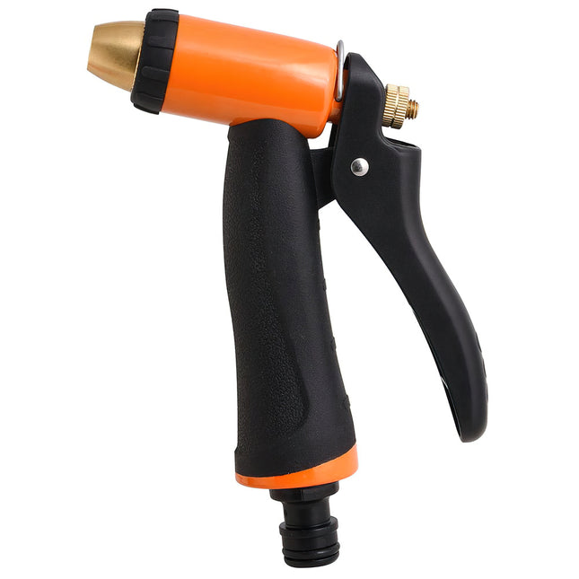 Pistola riego manguera metal soft-touch regulable