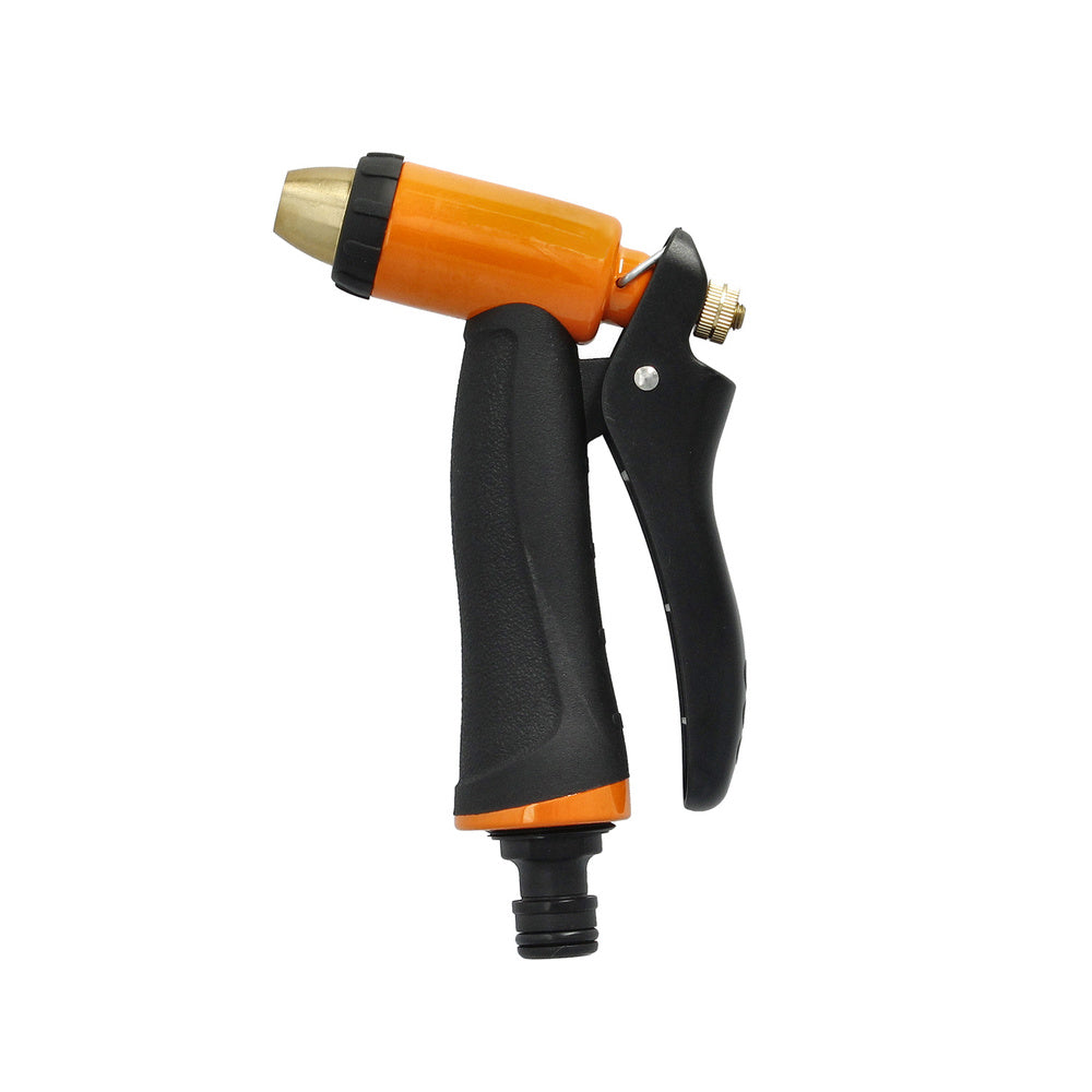 Pistola riego manguera metal soft-touch regulable