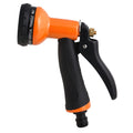 Pistola de rega para mangueira de jardim, metálica soft-touch, 10 posições