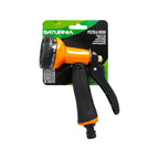 Pistola riego jardin manguera metal soft-touch 10 posiciones