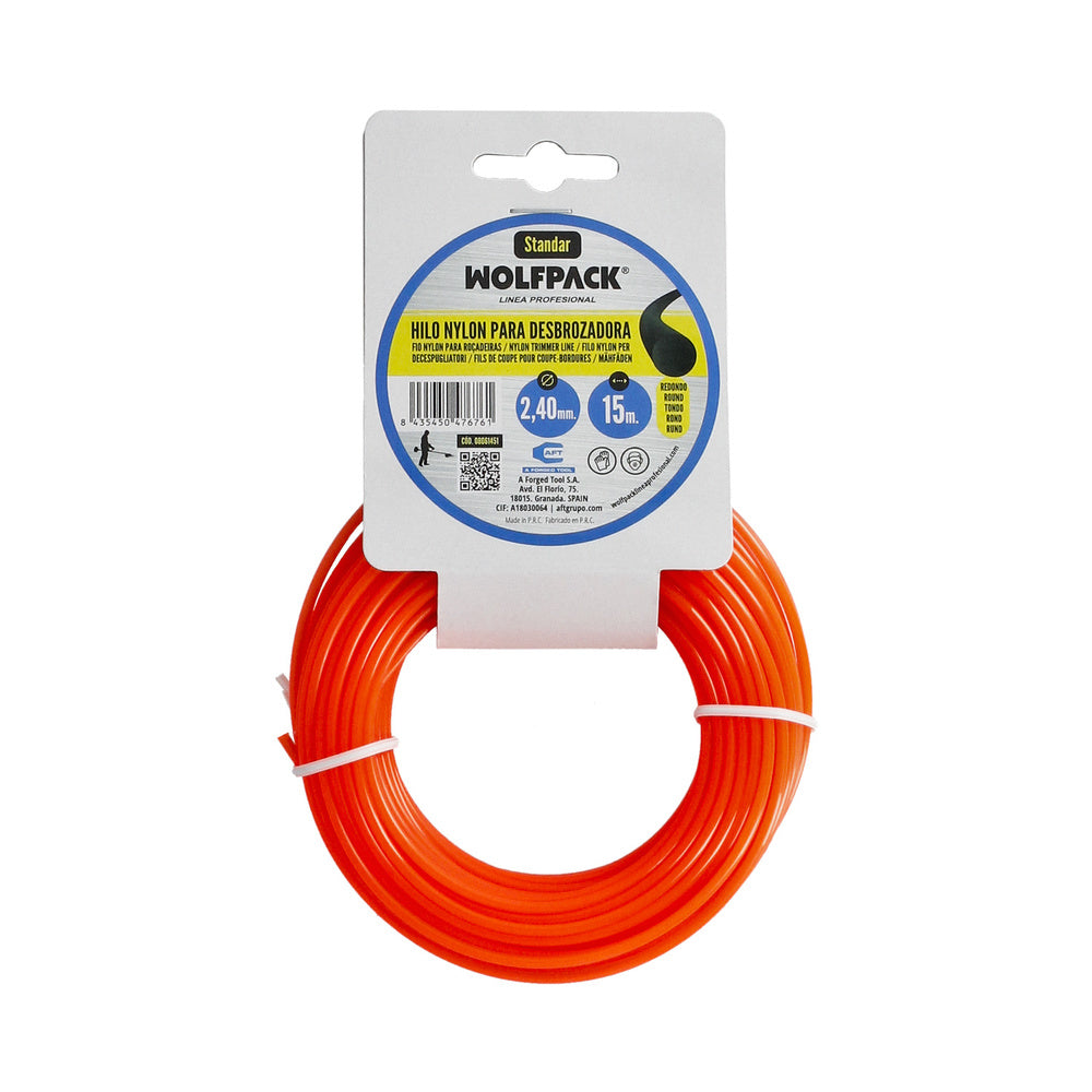 Round nylon twine 2.4mm (15m roll)