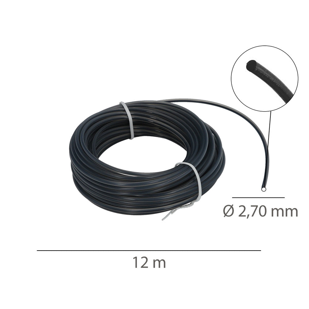 Professional Round Nylon Line 2.7mm (12m)