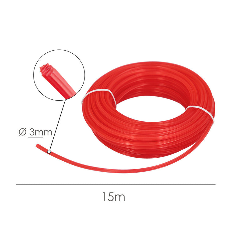 Hilo nylon estrella 3,0mm (rollo 15mt.)